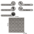 thumbnail image 2 of Sofihas  Indoor Floor Mat, Non-Slip Machine Washable Entrance Carpet Farmhouse Dirt Repellent Entrance Carpet Whte/Gray DarkGray, 2 of 6