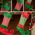 thumbnail image 4 of Valery Madelyn 21" Elf Christmas Stockings, 2 Pcs Red Green Christmas Hanging Stockings for Family Holiday Party Decor, 4 of 8