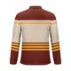 thumbnail image 4 of Blusa y camisa de manga larga con cuello vuelto para hombre, informal, con cuello vuelto, estampado, para fitness, deportiva, de manga larga, de poliéster, 4 of 5