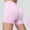 Pink, variant on PWPSG Womens Solid High Waist Slimming Biker Shorts, Sleek Casual Look with Mild Stretch Fabric and Flattering Fit Red S