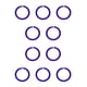 thumbnail image 2 of Seitruly 10 paquetes/lote solución de encuadernación Flexible-anillos de encuadernación de hojas sueltas de plástico para una fácil púrpura diámetro 27mm 10Conjunto, 2 of 6