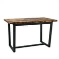 thumbnail image 4 of 7 Piece Dining Table Set for 6 People, Farmhouse Rustic Kitchen Table Set with 6 Chairs  for Kitchen, Dining Room, Living Room, 4 of 8