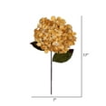 thumbnail image 2 of Vickerman 17" Artificial Gold Hydrangea Christmas Spray, 3 per bag, 2 of 2