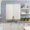 thumbnail image 3 of Cream White Ombre Window Curtains 63 Inch Length, Modern Abstract Art Striped Rod Pocket Window Treatment Kitchen Drapes for Bedroom, Cafe, Living Room, 2 Panels, 42 W x 63 L, 3 of 5