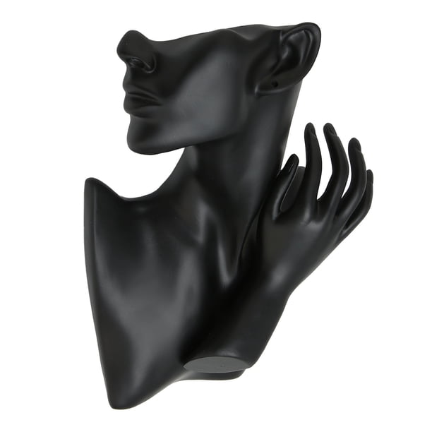 Exhibición del maniquí de la joyería resina negra hermosa decorativa del soporte de presentación de la joyería para la tienda ANGGREK Otros