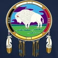 thumbnail image 3 of CafePress - White Buffalo Dark T Shirt - Men's Classic Graphic Cotton T-Shirt, 3 of 4
