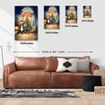 thumbnail image 5 of Merry Christmas Bernese Mountain Dog Santa Hat Xmas Tree Winter Holiday Vertical Matte Canvas Poster Berner Lover Gifts Wall Art Home Decor - 01013, 5 of 5