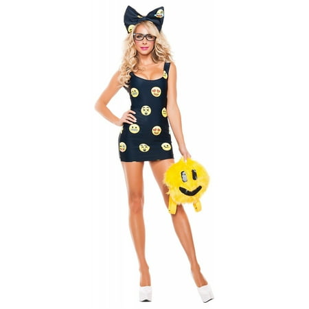 HappyFace Emoji Adult Costume - Small