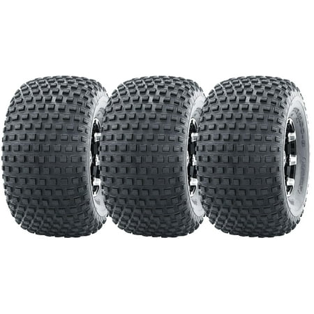 3 New WANDA ATV Tires 22X11-8 22x11x8 4PR P323 for 3 wheelers - (Best Tires For Lexus Rx300)