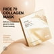 thumbnail image 2 of Mascarilla facial ANUA Rice 70 Glow Collagen Overnight, 38 ml (paquete de 4), 2 of 7
