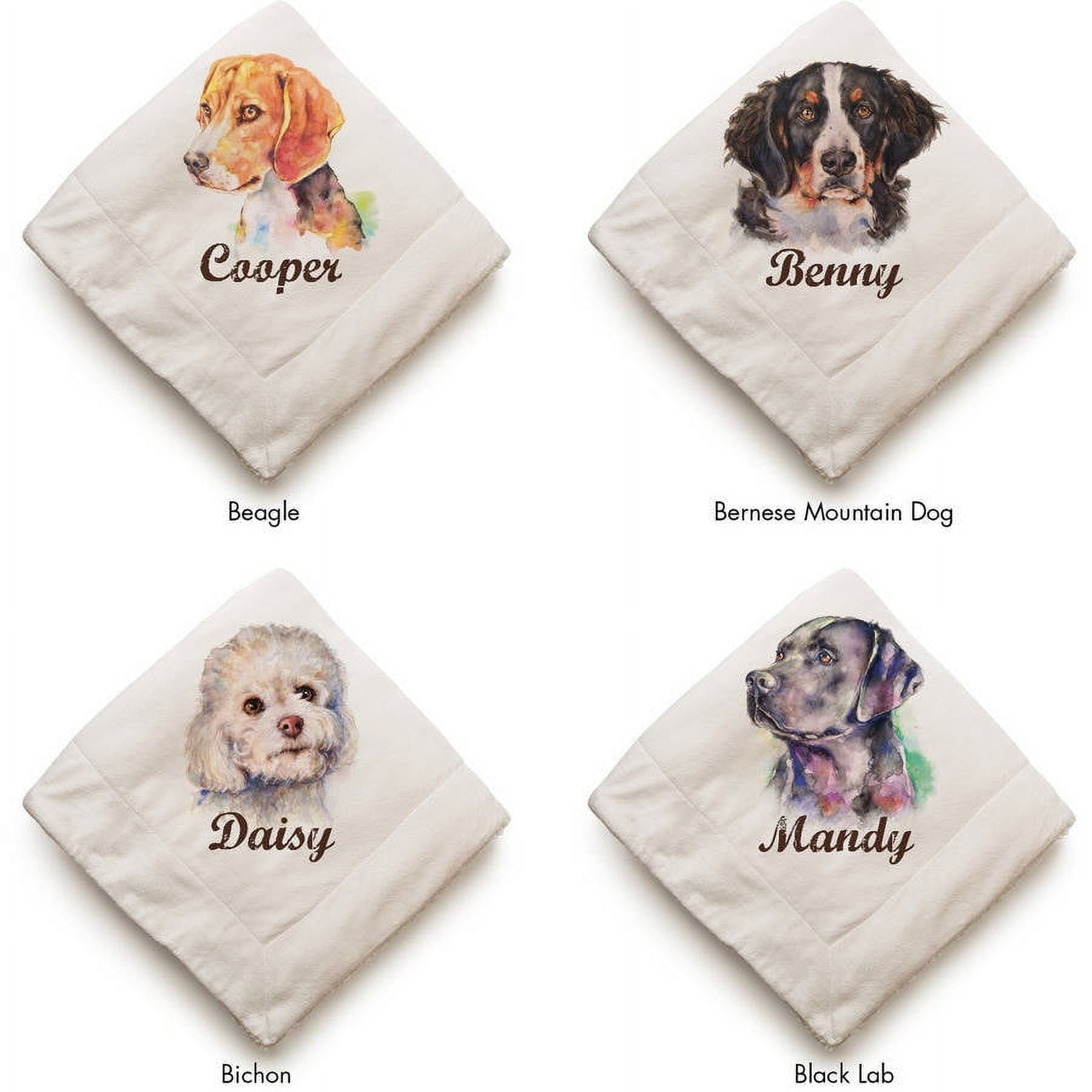 Dog Breeds Personalized Sherpa Blanket