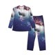 thumbnail image 1 of Fotbe Planets Stars And Galaxies Pijama de Hombre con Estampado de Manga Larga, Conjunto de 2 Piezas, Ropa de Dormir Suave y Cómoda con Bolsillos-X-Large, 1 of 7