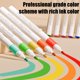 thumbnail image 4 of Bolígrafos de gel con purpurina | Rotuladores de tinta nacarada para diarios, álbumes de recortes y tarjetas | Bolígrafos de punta fina con efecto brillante | Set de 12 piezas para adultos y niños, 4 of 6