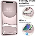 thumbnail image 4 of ATTOE for iPhone Xs Max Case with Kickstand | Baby Grade Liquid Silicone | 10ft Drop Tested Protective, Microfiber Lining Shockproof Full-Body Cover Case for iPhone Xs Max(Pink Sand), 4 of 5