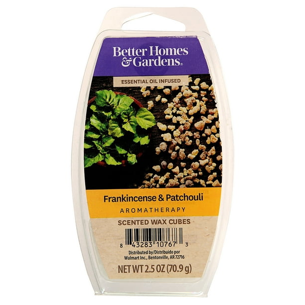 Better Homes and Gardens Scented Wax Cubes, Frankincense and Patchouli