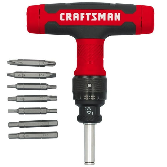 Craftsman Speeddrive Ratcheting T-Handle Set, 13 Piece