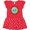 Red and Polka Dot, variant on Inktastic Climate Change It's Getting Hot in Here Sad Planet Earth Gift Baby Girl Dress