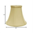 thumbnail image 6 of 18" Antique White Premium Bell Monay Shantung Lampshade, 6 of 6