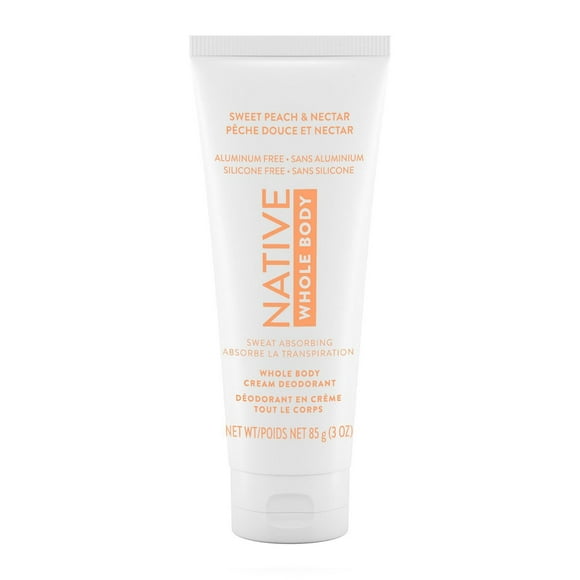 Native Sweet Peach & Nectar Whole Body Cream .3 oz, 85G