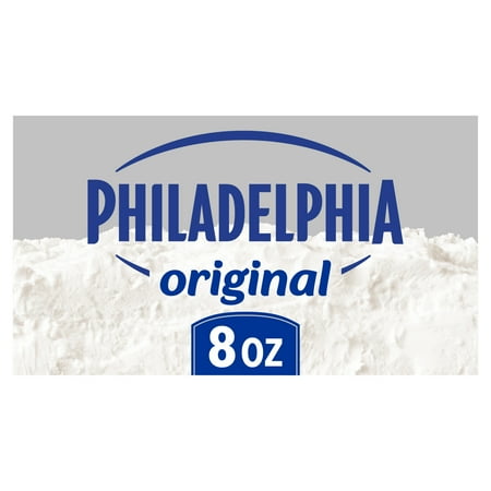 Philadelphia Cream Cheese, 1 Block, for Recipes and Baking, Original Style, No Artificial Preservatives, Flavors or Dye, 8 oz