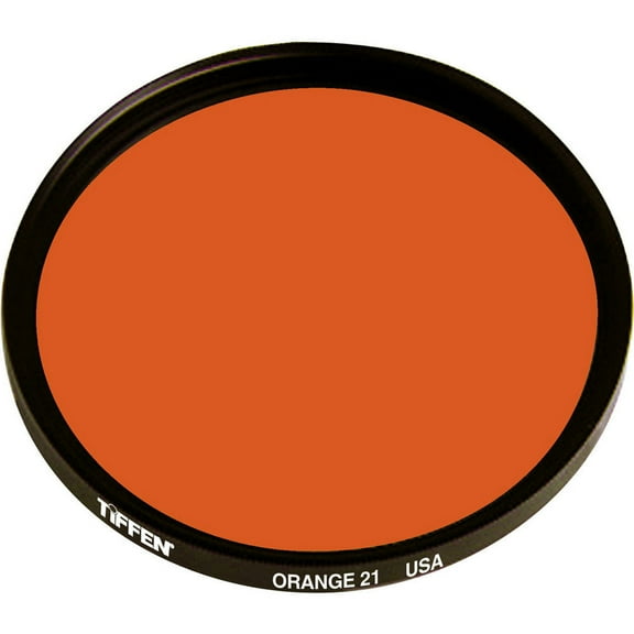 Tiffen 49mm #21 Glass Filter - Dark Orange