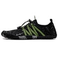 thumbnail image 1 of Likrtyny Zapatos para Hombres Y Mujeres Calcetines Acuáticos Sin Cordones Zapatos Playa Secado Rápido (Negro 44), 1 of 8