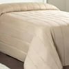 Mainstays Channel Full Solid Quilted Bedspread, 1 Each