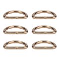 thumbnail image 3 of D Rings, Premium Iron Metal Rings Firm Clasp  For Bag For Clothes For Backpack Gold,Gray,Silver, 3 of 8