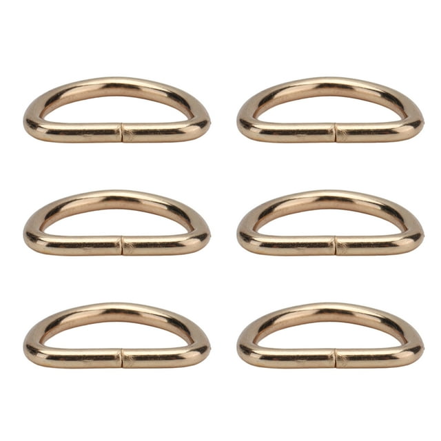 Metal Rings, D Rings Premium Iron Wide Application For Bag For Clothes For Backpack Gold,Gray,Silver