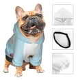 thumbnail image 4 of Bingfone Puppy Licks Nose Dog Clothes Hoodie, Pet Winter Coat,Puppy Sweatshirts For Small Dogs Boy Girl,Suitable For All Breeds-X-Small, 4 of 9