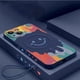 thumbnail image 2 of Magsafe-funda de silicona para iPhone 14 Pro Max, cubierta de Graffiti Smile Magsafing para Apple 13, 12 Pro Max, 14 Plus, Fundas con correa de muñeca, 2 of 4