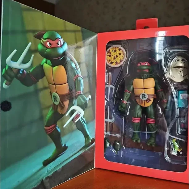 Neca Pizza Club Leonardo Leads SHF Turtles Tmnt Action Figure Statue ...