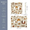 thumbnail image 2 of Yayeee Toggle Light Switch Wall Plate 2-Gang 4.56"x4.48" Decorative Outlet Cover, Fall Beige Pumpkin, 2 of 7