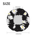 thumbnail image 6 of Kdxio Daisies Flowers Print Shower Cap for Women,Elastic and Reusable,Double Waterproof Layers Bathing Hat, 6 of 9