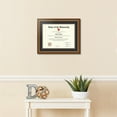 thumbnail image 2 of ArtToFrames 12x16 inch Diploma Frame - Framed in Medium Tri-colored Frame with Black and Gold Mats, Comes with Regular Plexi Glass and Wire Hanger for Wall Hanging (D-4446-12x16), 2 of 4