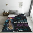 thumbnail image 4 of Gifts for Daughter Blanket from Mom, Christmas New Year Birthday Gifts Present for her Women I Love You Gifts for Girls, to My Daughter Blanket from Mom for Xmas Ultra Soft Throws, 60''''x50'''' inch, 4 of 6