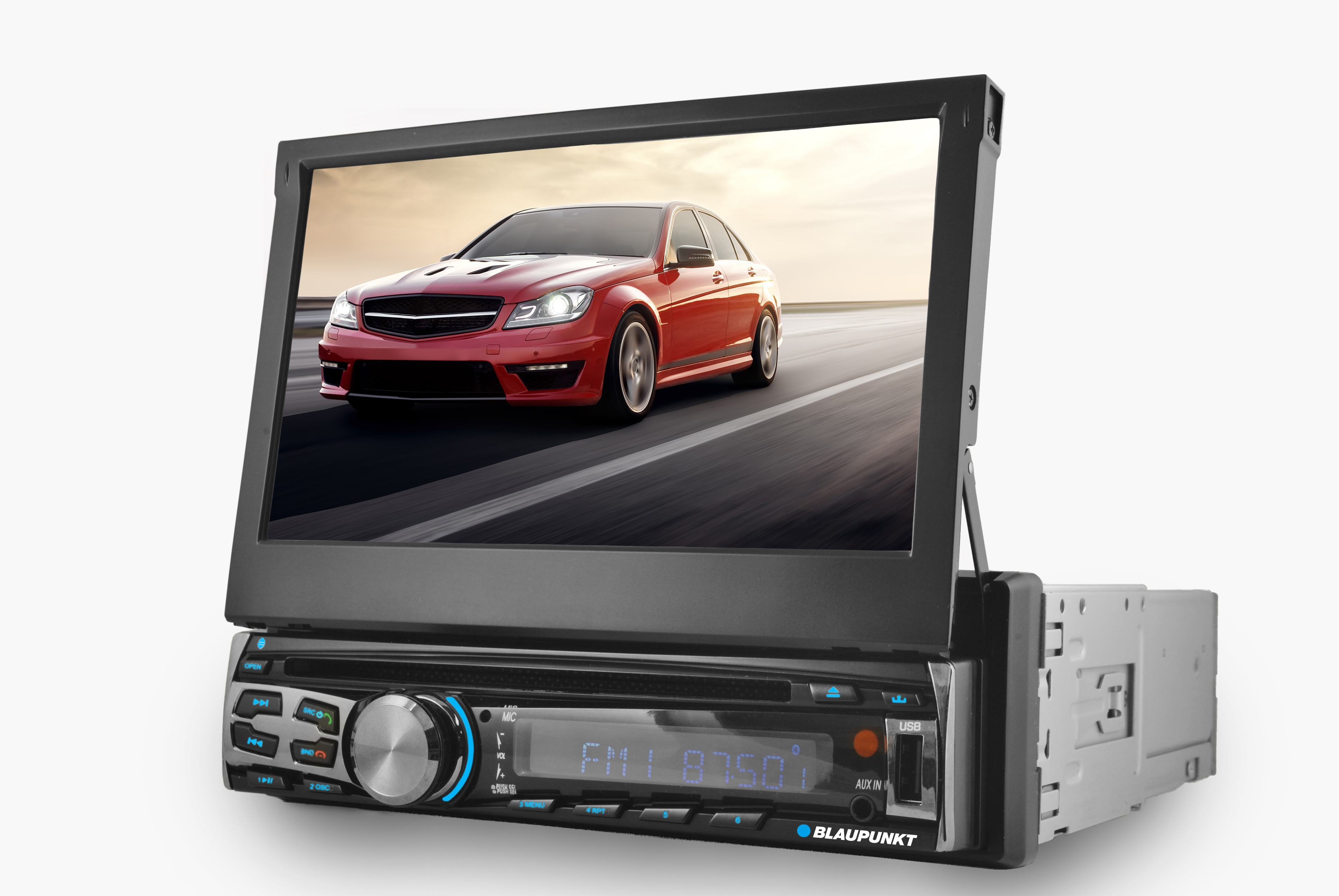 BLAUPUNKT AUS440 AUSTIN 440 7" Single DIN In Dash Car DVD/CD Bluetooth