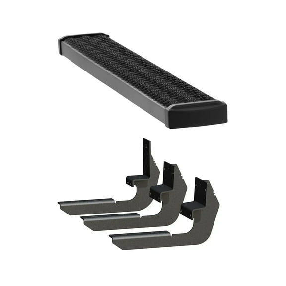 LUVERNE Grip Step 7" x 54" Black Passenger-Side Running Board, Select Transit, E-Transit 415254-401727