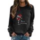 thumbnail image 1 of Gibobby Sudaderas para mujer de Navidad Sudadera de mujer Cuello redondo Manga larga de copa de Navidad Casual Sudadera de Navidad(Negro,M), 1 of 4