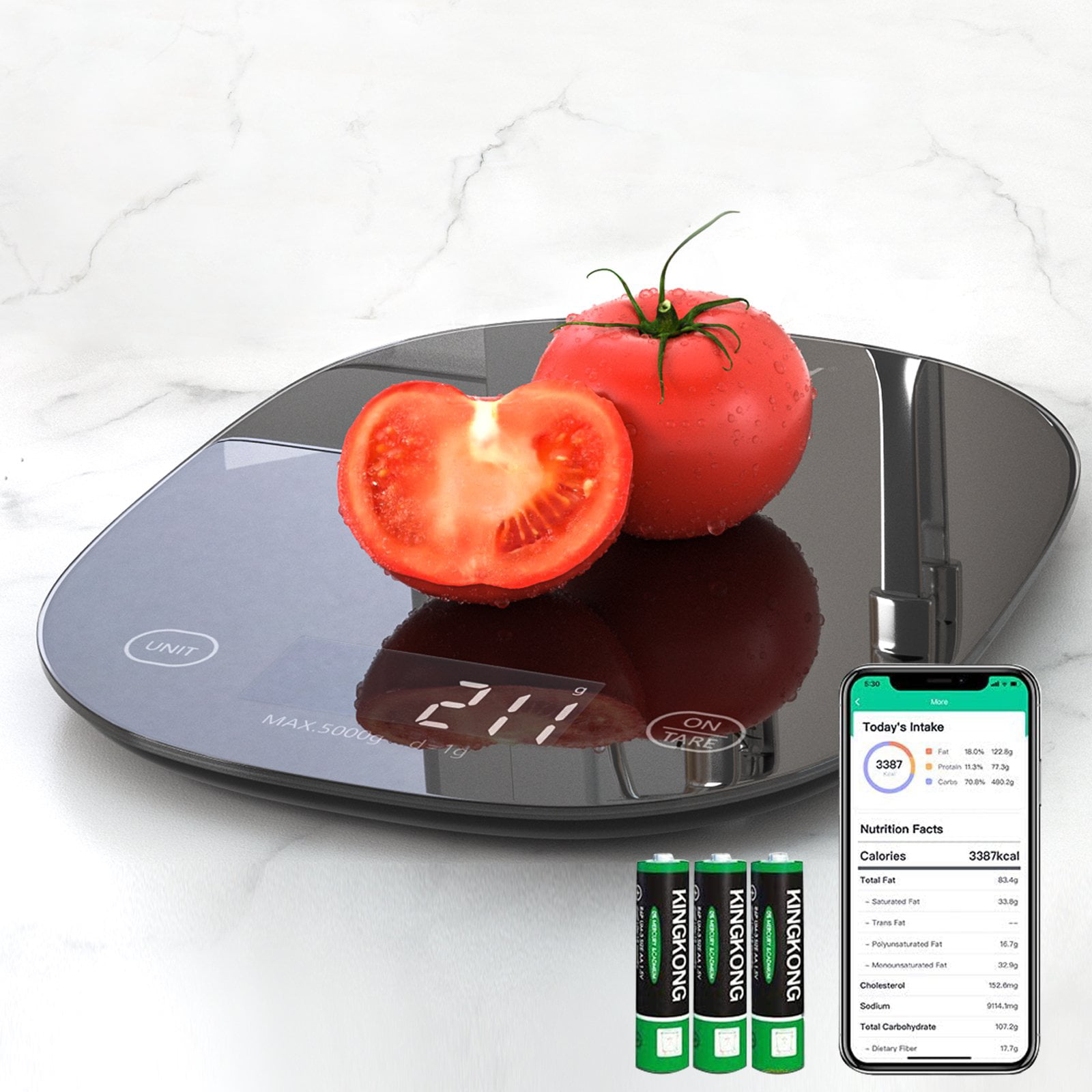 NEW 5kg/ 1g Electronic Digital LED Kitchen Scale Fruit Vegetable