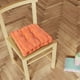 thumbnail image 4 of Cojín de piso de pana de grano de maíz | Almohada de asiento de tatami hecha a mano engrosada | Alfombra de silla multiusos | Forma de Tetragon | Acolchado de perlas | Soporte suave y duradero | 1, 4 of 6