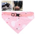 thumbnail image 4 of Serviette de Salive pour Animaux de Compagnie, Serviette de Salive pour Chien Réglable Élastique Colorée avec du Coton et du Lin pour la Salive d'Animal Domestique, 4 of 8