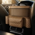 thumbnail image 5 of Car Seat Organizer Between Seats, Gap Filler Storage Caddy with Cup Holders and Tissue Holder, Universal Front Seat Console Organizer for Car SUV Truck, 5 of 7
