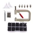thumbnail image 4 of KLKCMS Hand Press Pearl Setter Tool Beads Rivet Fastening Machine Rivet Studs with Tray Black, 4 of 9