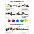 thumbnail image 4 of TOPNEW 12 Ninja Tree Climbing Holds for Kids Climber, Adult Climbing Rocks with 6 Ratchet Straps for Outdoor Ninja Warrior Obstacle Course Training, 4 of 4