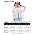 thumbnail image 6 of Women's Long Sleeve Cardigan Tie Front V Neck Crochet Lightweight Shrug Sweaters for Dresses Knit Top, 6 of 6