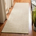 thumbnail image 3 of SAFAVIEH Montauk Bernadine Solid Braided Cotton Area Rug, Green Olive, 6' x 6' Square, 3 of 11