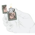 thumbnail image 5 of Zippo Death Kiss Design Sage Pocket Lighter, 5 of 6