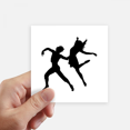 thumbnail image 1 of Duet Dance Dancer Sports Performance Sticker Square Waterproof Stickers Wallpaper Car Decal, 1 of 1