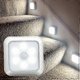 thumbnail image 1 of 6 LED Motion Sensor Lights PIR Wireless Night Light Battery Cabinet Stair Lamp, 1 of 5